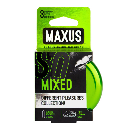 Презервативы ассорти  Maxus №3 Mixed жк